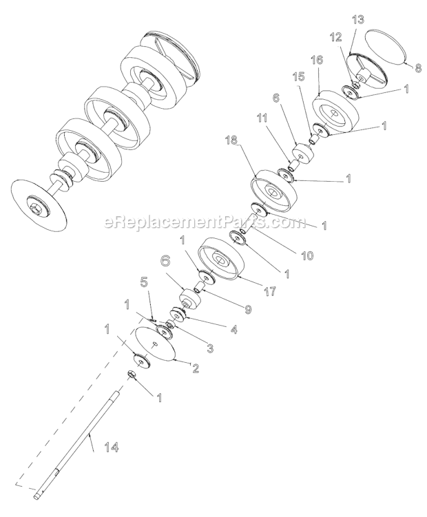Page B Diagram and Parts List for CABCOMBO  Barranca Diamond Bench Grinder